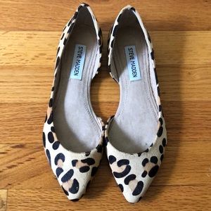 Steve Madden Leopard Flats